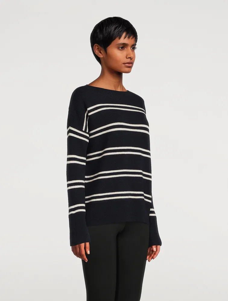 Double Stripe Wool And Cashmere Sweater