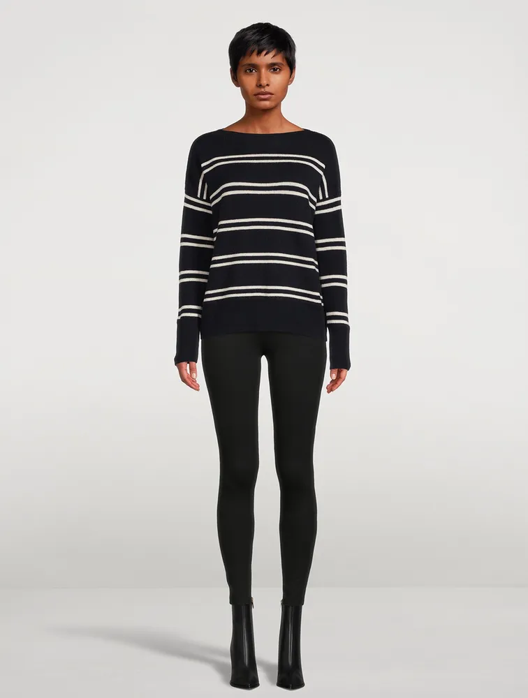 Double Stripe Wool And Cashmere Sweater