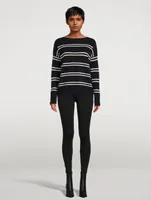 Double Stripe Wool And Cashmere Sweater