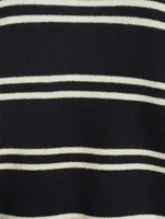 Double Stripe Wool And Cashmere Sweater