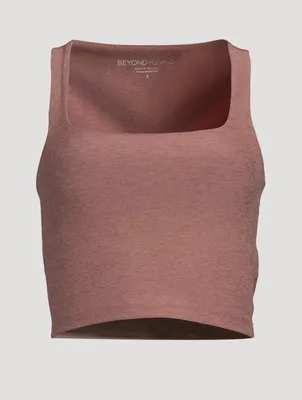 Spacedye Squareneck Cropped Tank Top
