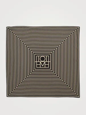 Silk Signature Monogram Scarf