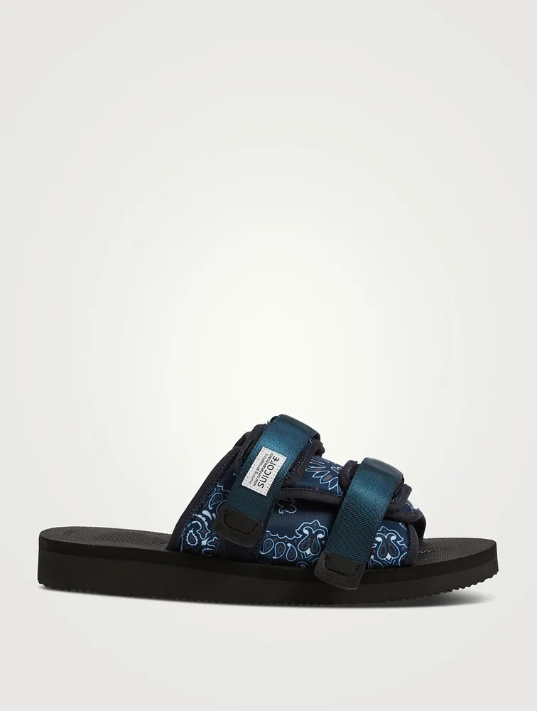 Moto Bandana Nylon Slide Sandals