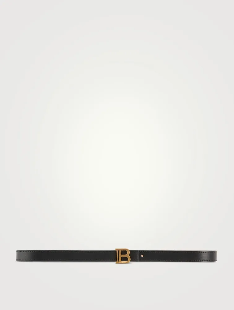 B-Belt Slim Leather Belt