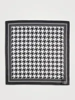 Bandana Scarf In Houndstooth