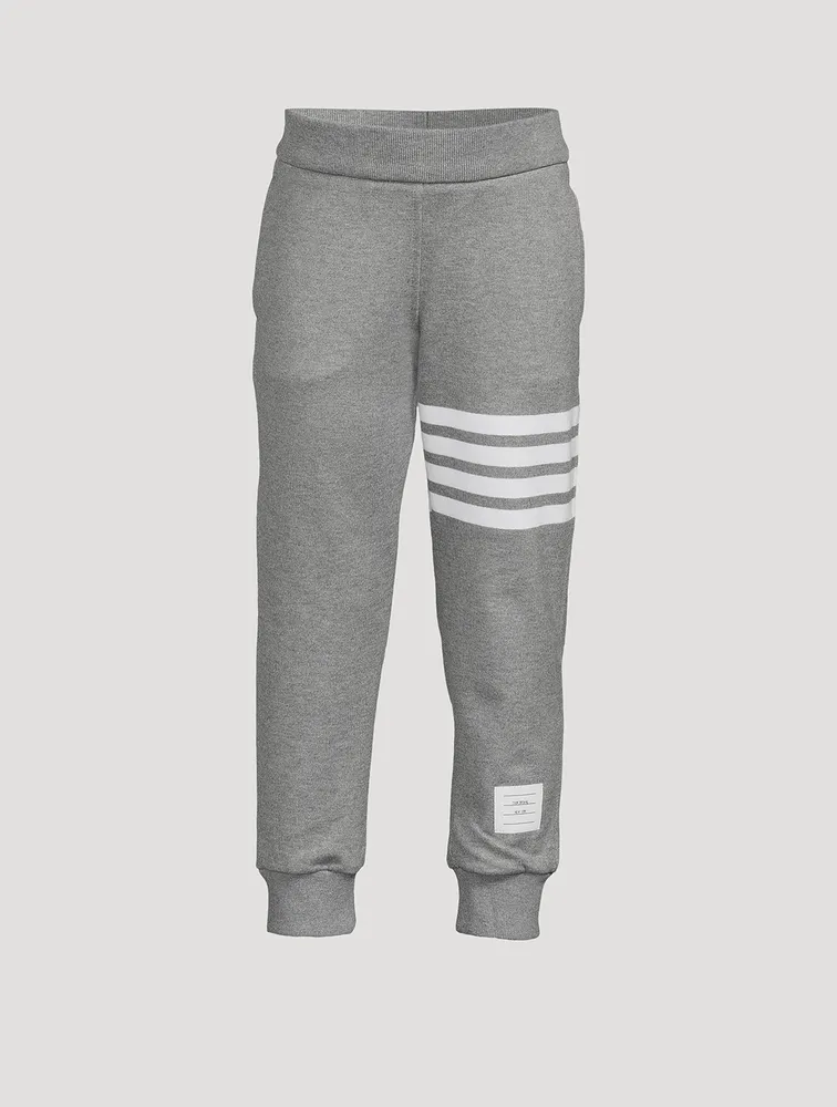 Cotton Loopback Jersey Four-Bar Sweatpants