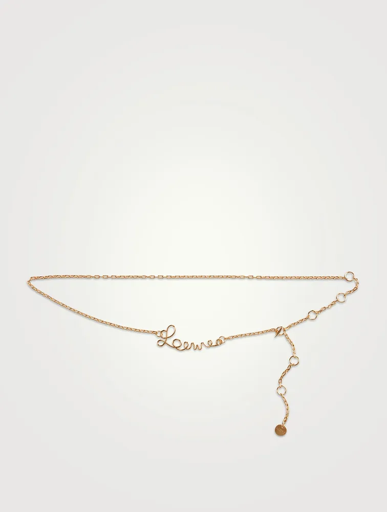 Paula's Ibiza Loewe Chain Belt