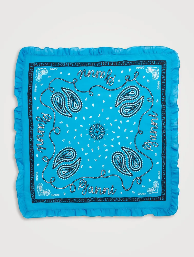 Organic Cotton Ruffle Bandana