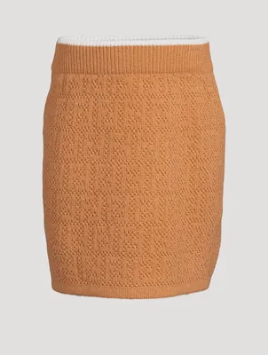 Kids FF Wool Knit Skirt