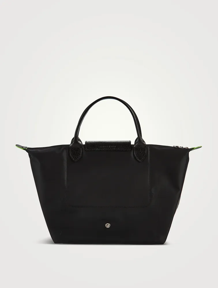 Medium Le Pliage Green Top Handle Bag