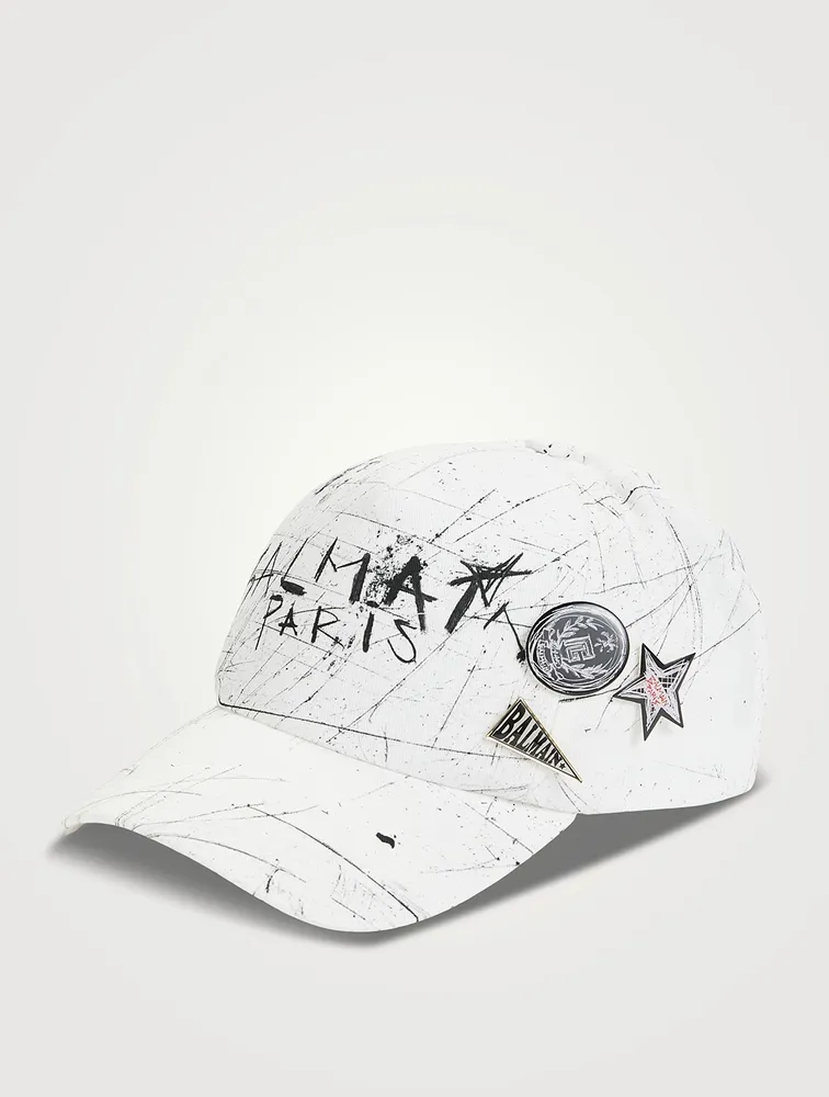 Baseball Cap With Pins