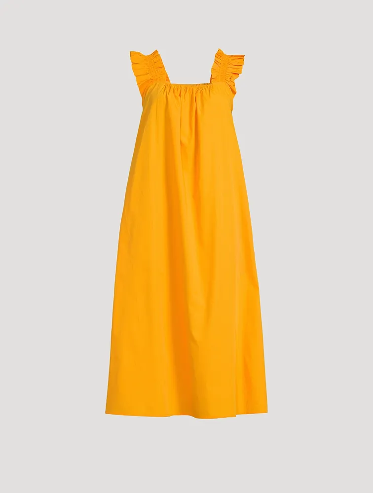 Gill Ruffled Midi Dress