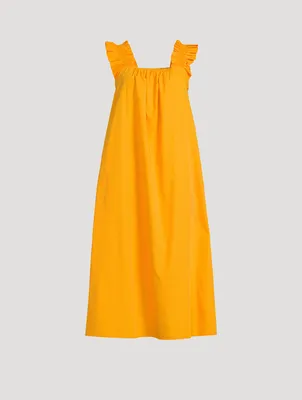 Gill Ruffled Midi Dress