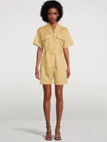 Sandra Belted Romper