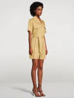 Sandra Belted Romper