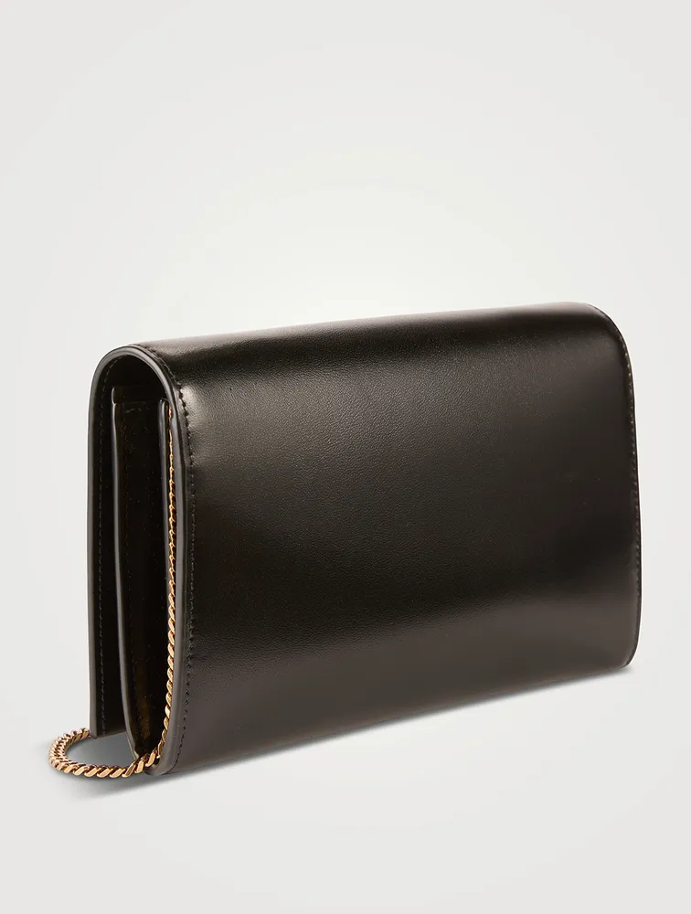 YSL Monogram Leather Wallet Chain Bag