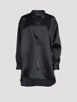 Silk Organza Tunic Blouse