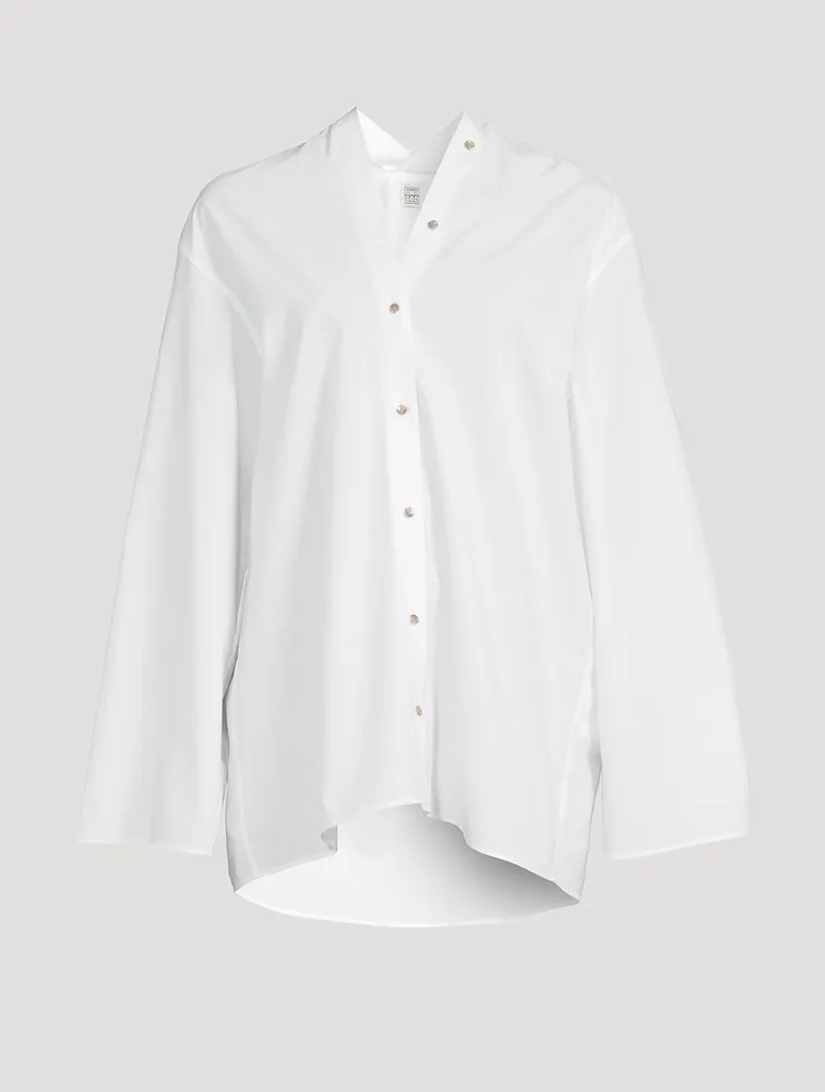 Organic Cotton Poplin Blouse