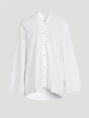 Organic Cotton Poplin Blouse