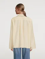 Cotton Silk Pajama Shirt