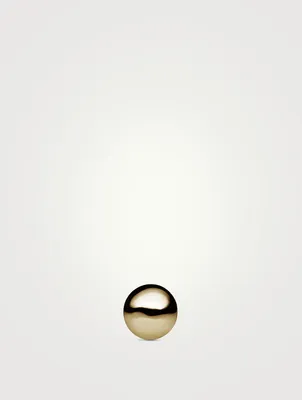 14K Gold Ball Threaded Stud Earring