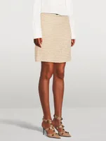 Tweed Mini Skirt