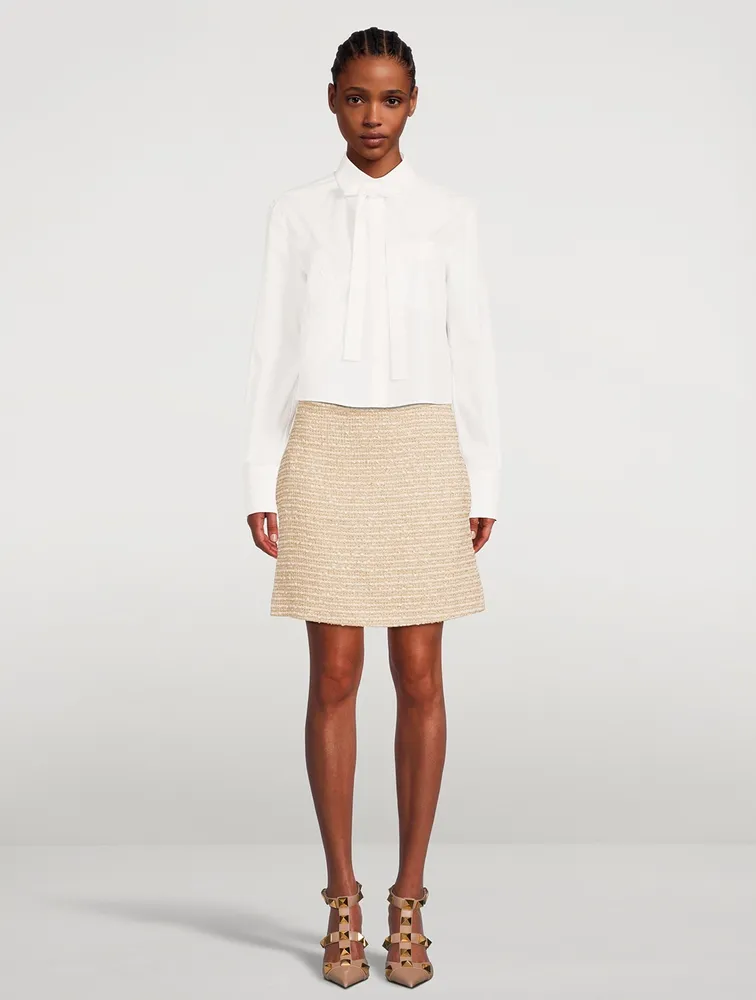 Tweed Mini Skirt