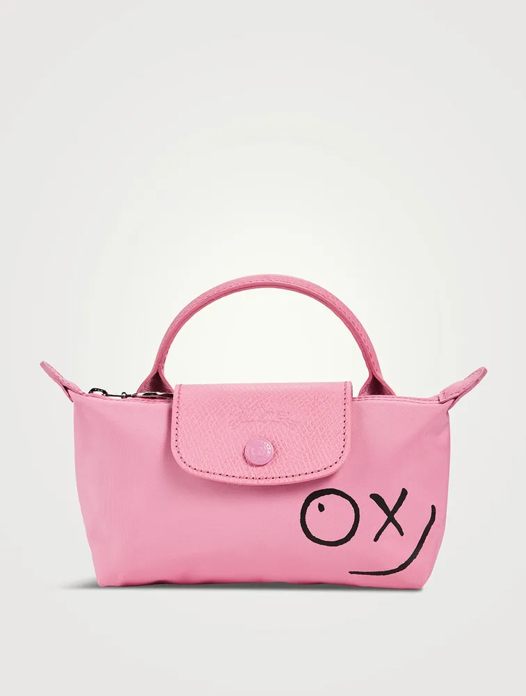 Longchamp x André Le Pliage Cosmetic Case