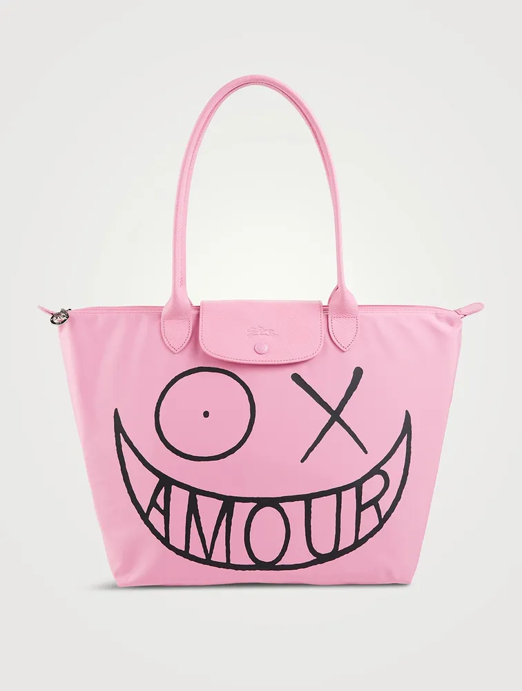 Longchamp x André Large Le Pliage Shoulder Bag