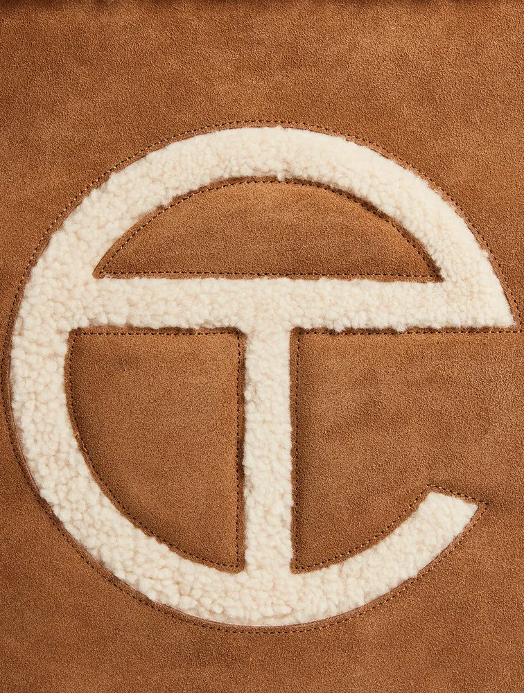 Telfar x UGG Large Suede Shopping Bag