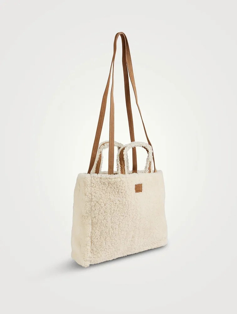 Telfar x UGG Medium Reverse Shearling Shopping Bag