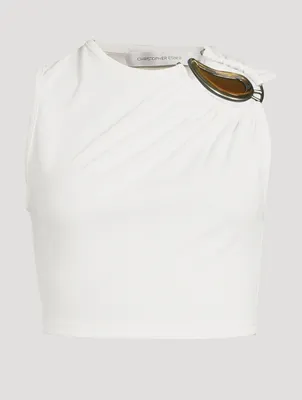Moodstone Cropped Tank Top