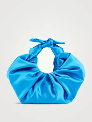Kiku Satin Croissant Bag