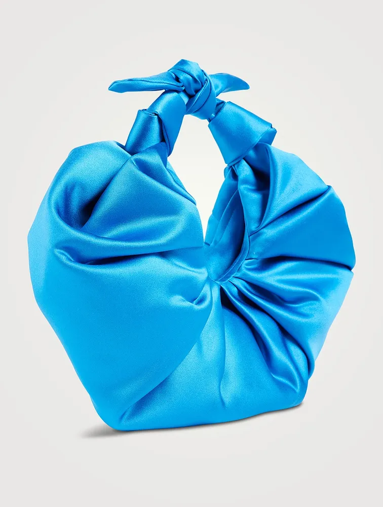 Kiku Satin Croissant Bag
