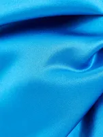 Kiku Satin Croissant Bag