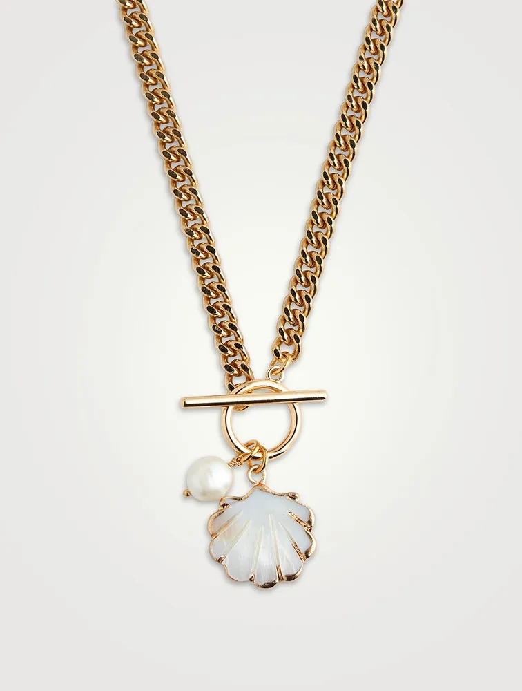 Adriana 14K Gold-Filled Necklace With Pearl