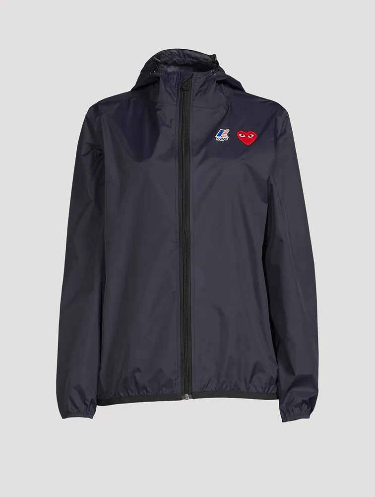 Comme des Garçons Play x K-Way Hooded Nylon Jacket