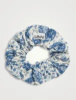 Organic Cotton Scrunchie In Paisley Print