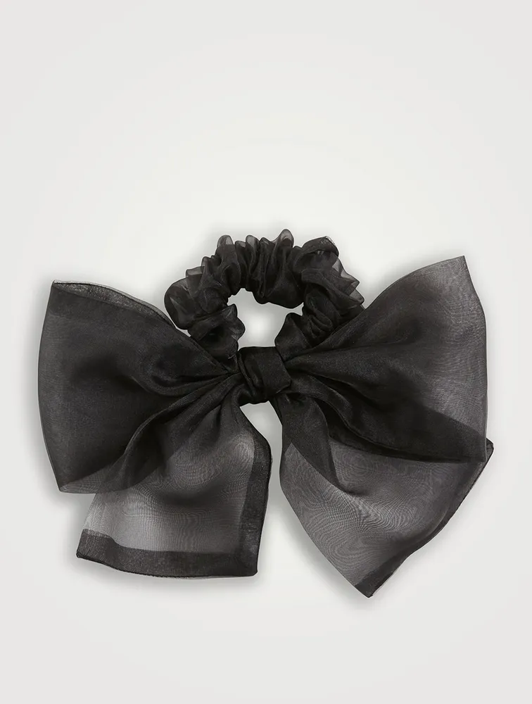 Chubby Organza Bow Scrunchie