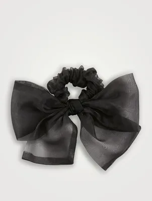 Chubby Organza Bow Scrunchie