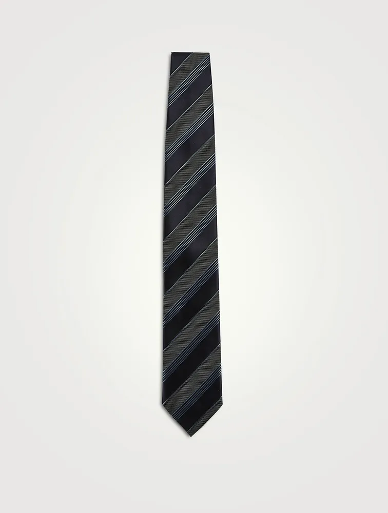 Silk Striped Tie