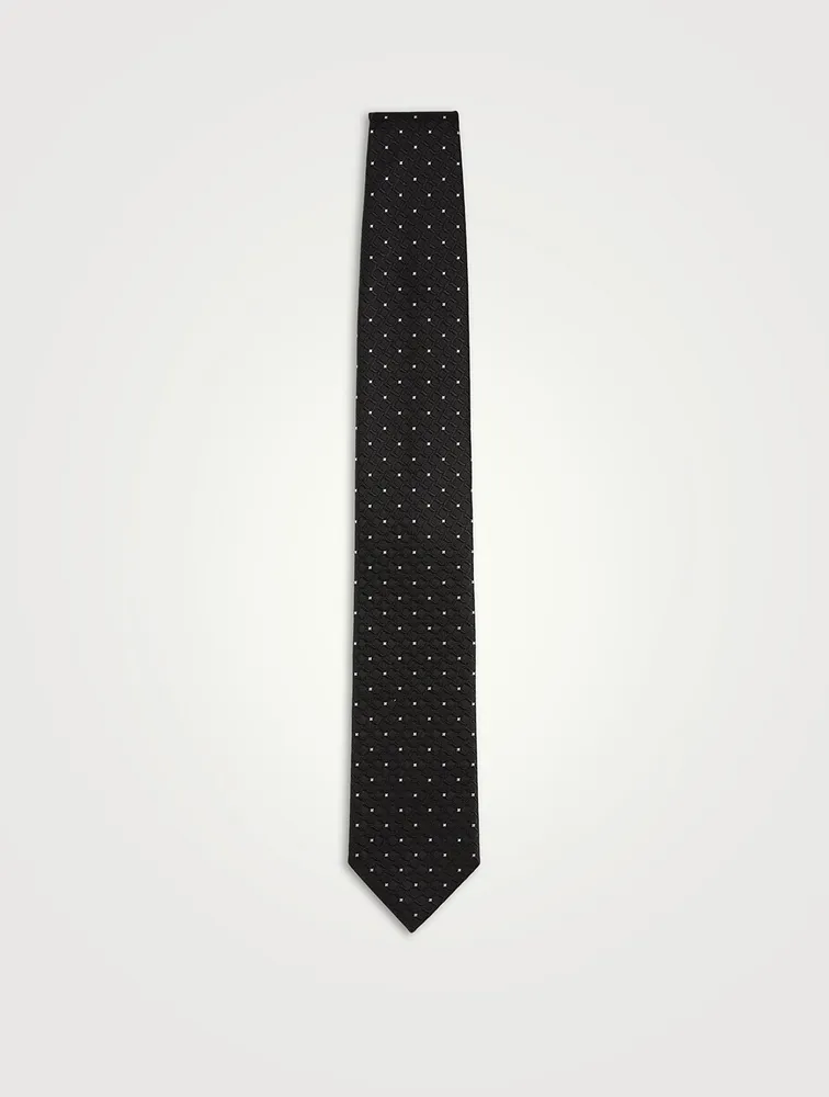 Silk Polka Dot Tie