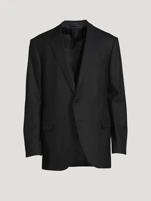Trofeo Comfort Wool And Silk Tailored Jacket