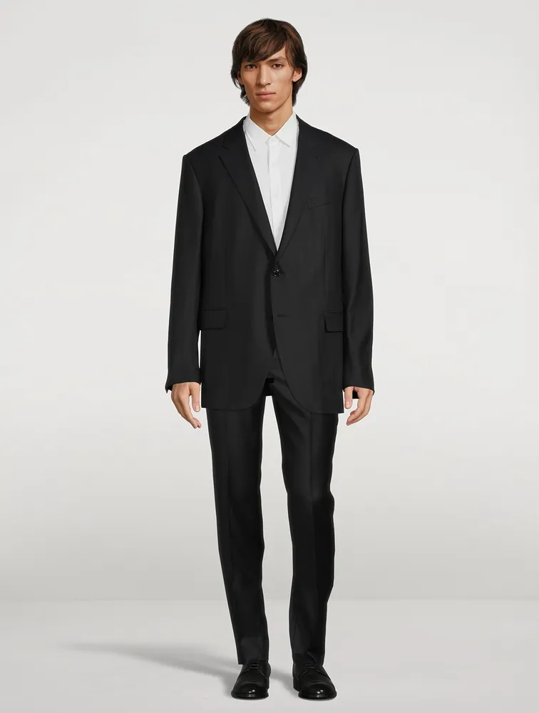 Trofeo Comfort Wool And Silk Tailored Jacket