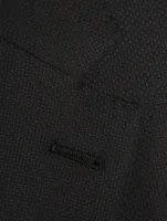 Trofeo Comfort Wool And Silk Tailored Jacket