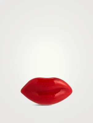 14K Gold Mini Lip Stud Earring