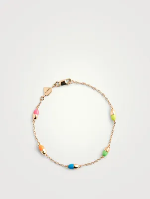 14K Gold Pill By The Yard Bracelet