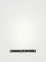 Sterling Silver Interlocking G Bangle Bracelet