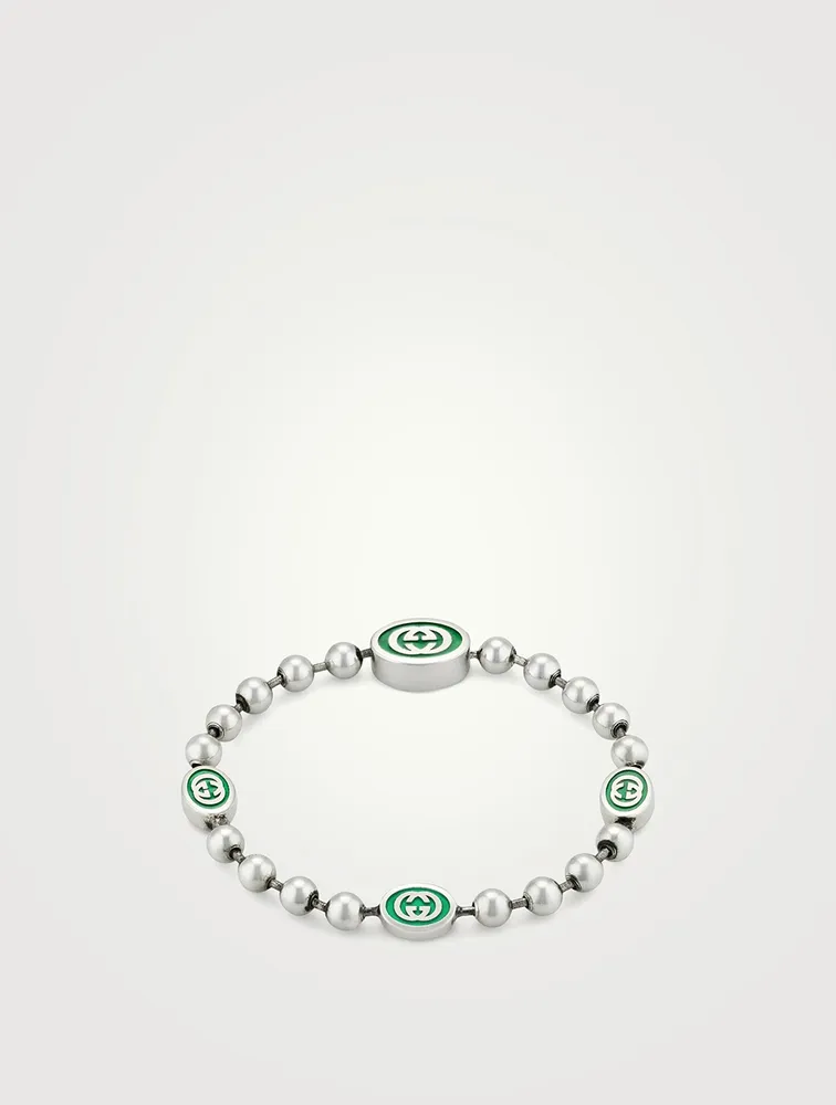 Sterling Silver Interlocking G Bracelet
