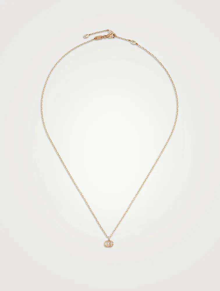GG Running 18K Rose Gold Pendant Necklace